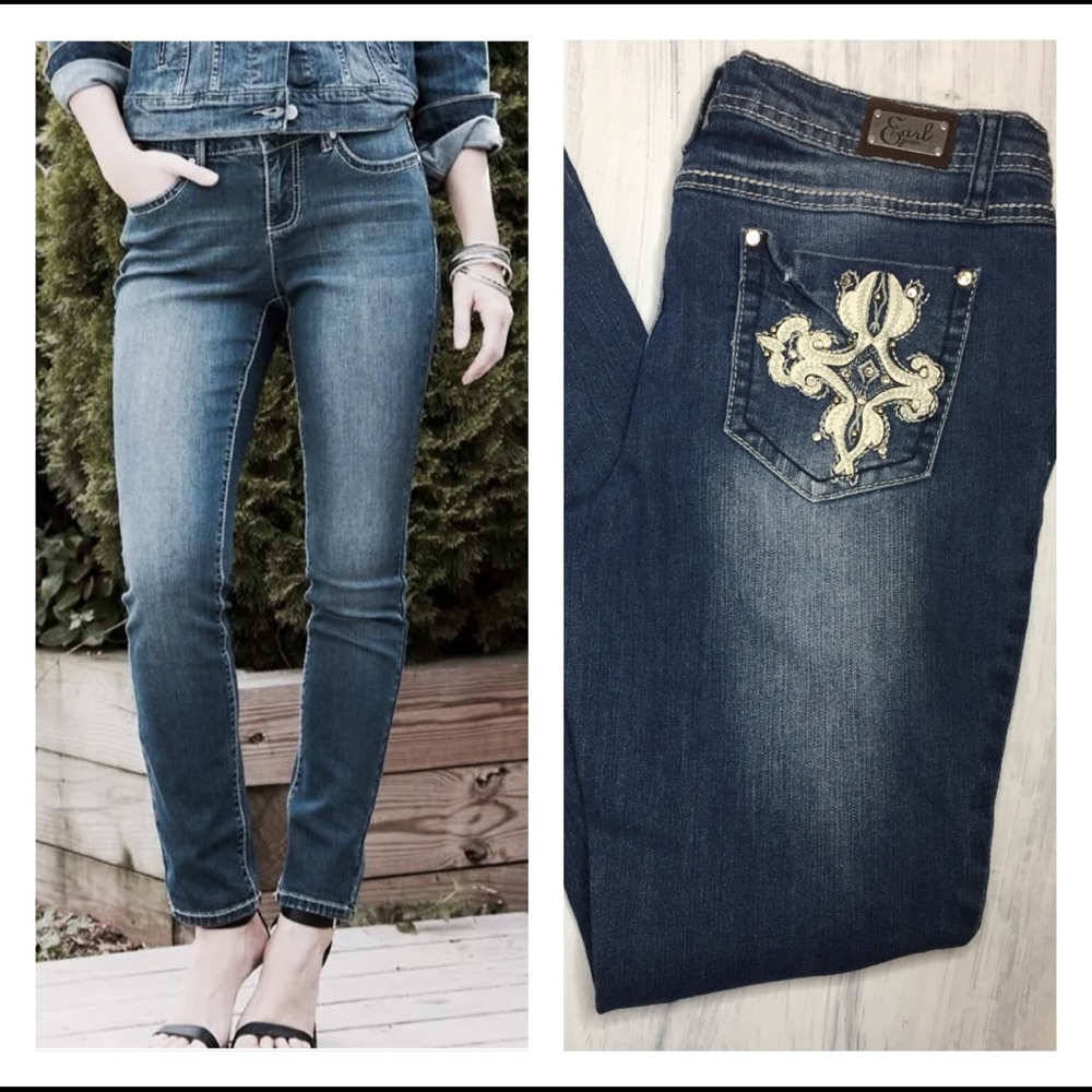 Earl Embellished Skinny Jean